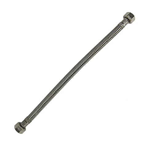 TWaLa Küche Sanitär Anschlussschlauch Verbindungsschlauch Verlängerung 3/8" Überwurfmutter x 3/8" Überwurfmutter kurz (80cm) von TWaLa