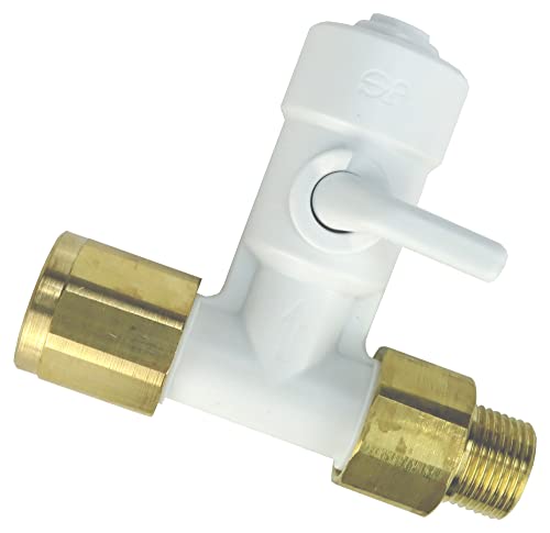 TWaLa Küche Sanitär Anschlussschlauch Verbindungsschlauch Verlängerung 3/8" Überwurfmutter x 3/8" Überwurfmutter kurz (John Guest) von TWaLa