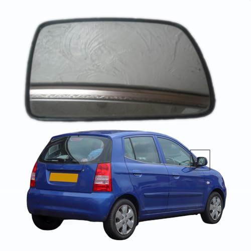 TXBZQKJ AußEnspiegelglas FüR Kia PICANTO 2004-2007, 2011-2016, Links Rechts Spiegelglas Beheizbar Konvex 8761107100 8762107100 876211W000 876111W020,right-2004-2007 von TXBZQKJ