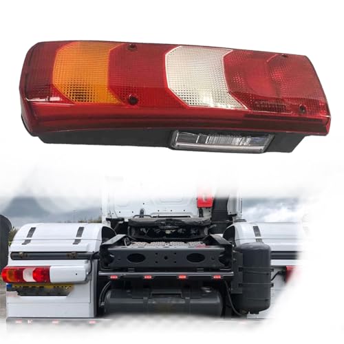 TXBZQKJ LKW Rücklicht Heckleuchte für Actros MP4 MP5 24V Auto Linke/Rechte Rückleuchten Rücklichter Hinten Ersatz, Mit Kennzeichenlicht-Summer,Left-Ⅰ TXBZQKJ LKW Rücklicht Heckleuchte für Actros MP4 MP5 24V Auto Linke/Rechte Rückleuchten Rücklichter Hinten Ersatz, Mit Kennzeichenlicht-Summer,Left-Ⅰ von TXBZQKJ
