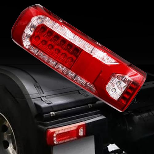 TXBZQKJ LKW Rücklicht Heckleuchte für Actros MP4 MP5 24V Auto Linke/Rechte Rückleuchten Rücklichter Hinten Ersatz, Mit Kennzeichenlicht-Summer,Left-Ⅲ TXBZQKJ LKW Rücklicht Heckleuchte für Actros MP4 MP5 24V Auto Linke/Rechte Rückleuchten Rücklichter Hinten Ersatz, Mit Kennzeichenlicht-Summer,Left-Ⅲ von TXBZQKJ
