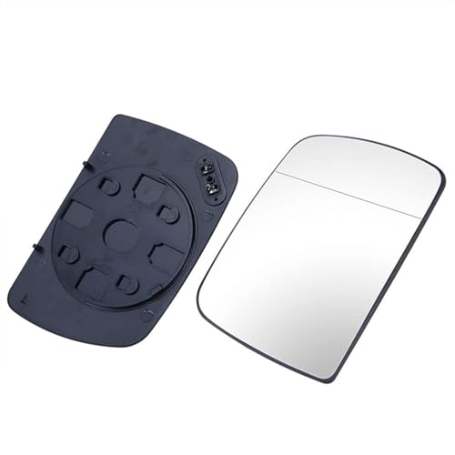 TXBZQKJ Spiegelglas für BMW X5 E53 1999-2006 SeitentüR AußEnspiegel Links Rechts Beheizt mit TräGerplatte,Left-White von TXBZQKJ