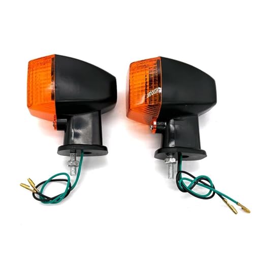 TXDBD Blinker 2pcs 4pcs Motorcycle Front Turn Signal Light Indicators Lamp for K&awasaki KLE 250/400/50 ZXR250 ZXR400 ZXR750 ZRX1100 ZRX1200(2 Stück) von TXDBD