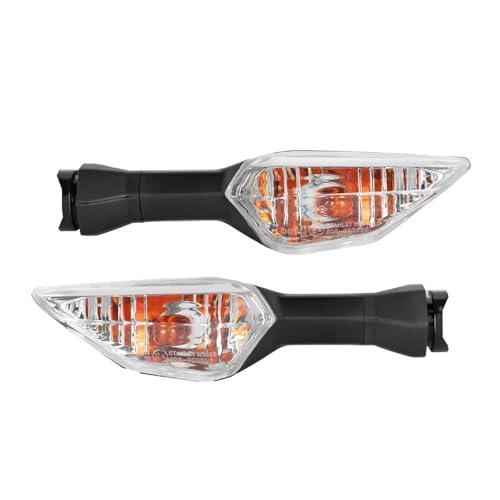 TXDBD Blinker Moto Turn Signal Indicator Light Flashing Blinker for K&awasaki for Ninja ZX6R 400 250 125 Z650 Z400 Z250 Z125 Z900 for VERSYS X 300(KLAR) von TXDBD