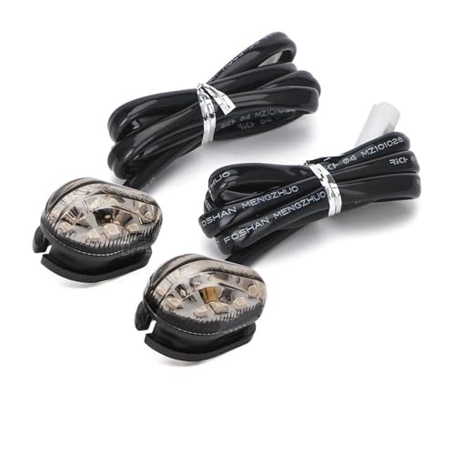TXDBD Blinker Motorcycle 2 Wires Turn Signal Light for Y&amaha Mt01 Mt25 Mt03 Mt07 Mt09 Mt10 Turning Indicators Blinkers Lamp(SCHWARZ,620mm) von TXDBD