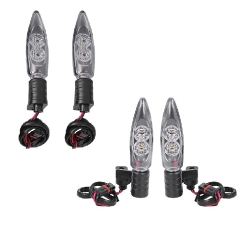 TXDBD Blinker Motorcycle Front Rear Turn Signals Indicators Light Blinker Lamp for B&MW G310GS G310R F650GS F700GS F800GT F800S Turn Light(Vorne und hinten) von TXDBD