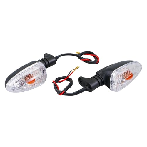TXDBD Blinker Motorcycle Indicator Turn Signal Light Lamp for B&MW HP2 Enduro Megamoto Sport K1200R K1200S R1200GS Turning Indicators Light(KLAR,1 Paar) von TXDBD
