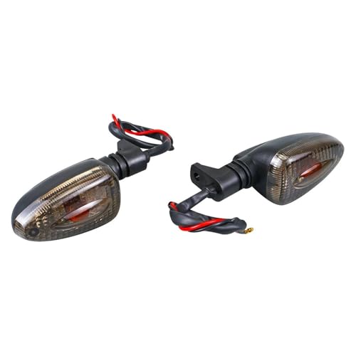 TXDBD Blinker Motorcycle Indicator Turn Signal Light Lamp for B&MW HP2 Enduro Megamoto Sport K1200R K1200S R1200GS Turning Indicators Light(Rauch,1 Paar) von TXDBD