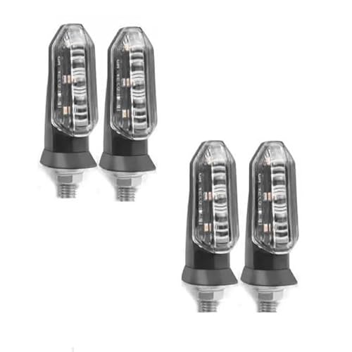 TXDBD Blinker Motorcycle Indicators Turn Signal Light Lamp for H&onda CBR1000RR CB300R CBR300R CB150R Shadow VT750 600 VT600 Grom 125 CBR600F(KLAR,4 Stück) von TXDBD