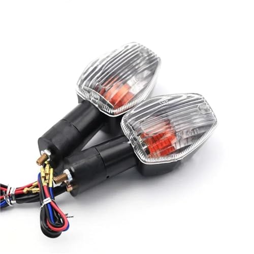 TXDBD Blinker Motorcycle Turn Signal Lights for H&onda for CB 600F 600S 900F for Hornet for CB 1300 400 SB/SF Indicators Flashers Blinker Lamp(KLAR) von TXDBD