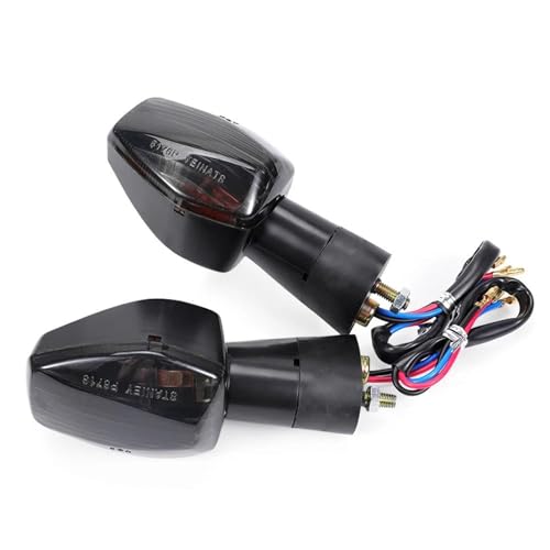 TXDBD Blinker Motorcycle Turn Signals Light Front Rear Indicators Blinker Lamp for H&onda VTR 1000F 250 for CBF600N VTR1000F VTR250 for CBF 600N(Rauch) von TXDBD