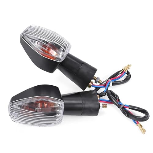 TXDBD Blinker Motorcycle Turn Signals Light Front Rear Indicators Blinker Lamp for H&onda for CBR 600F 600RR 900RR 929RR 954RR 1000RR 1100XX 125R(KLAR) von TXDBD