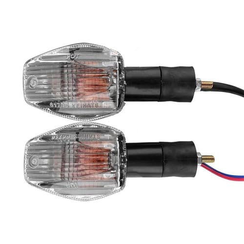 TXDBD Blinker Motorcycle Turn Signals Light Indicators Lamp Flashers Blinker for H&onda RVT1000R RC51 2000-2006 XL700V Transalp 700 2008-2011(KLAR) von TXDBD