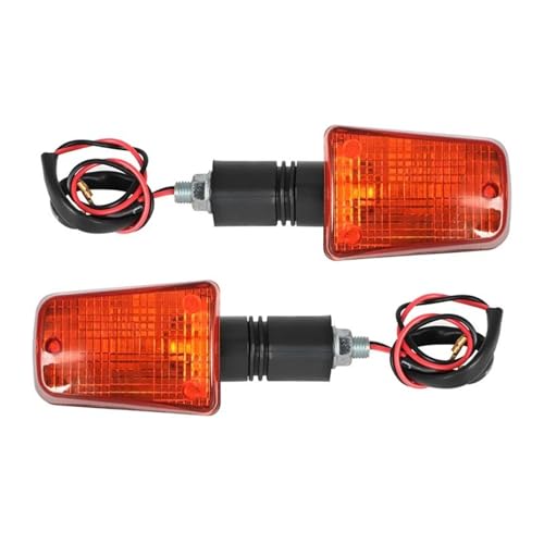 TXDBD Blinker Short-Stem Turn Signals Indicators Light for Suzuki DR125 DR200 DR250S DR350S RF600 DR650 GSXR750 RF900 GSXR1100 Bandit 600 1200(2 Stück) von TXDBD