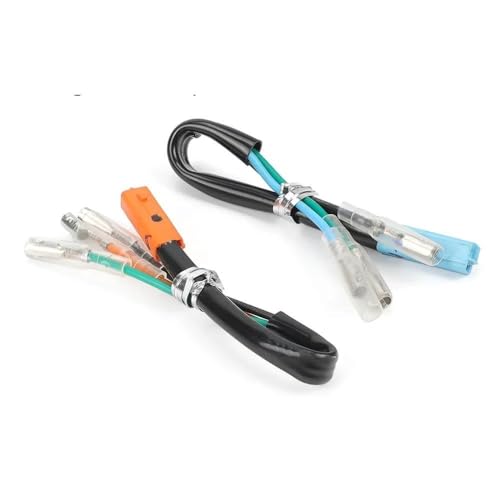 TXDBD Blinker Turn Signal Adapter Plug License Plate Light Wire Connector for H&onda CRF 250L for CB 500X 500F 650F for CBR 500R 650R GROM 125 NC750(Farbe 2) von TXDBD