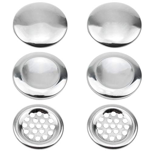 9 stück Waschbecken Überlauf Abdeckung Edelstahl Badewannen Überlauf Berlauf 3 Stile Badewannenüberlauf Abdeckung 22mm-25mm für Badezimmer Küche Silber von TXErfolg