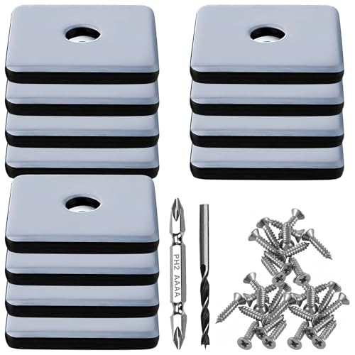 TXErfolg Teflongleiter zum Schrauben 12 Stück 50 mm Teflongleiter Quadratisch Möbelgleiter mit 12 Edelstahlschrauben 2 Bohrer Bodengleiter Möbelgleiter-Set Effektiver Schutz Ihrer Möbel Stühle Böden TXErfolg Teflongleiter zum Schrauben 12 Stück 50 mm Teflongleiter Quadratisch Möbelgleiter mit 12 Edelstahlschrauben 2 Bohrer Bodengleiter Möbelgleiter-Set Effektiver Schutz Ihrer Möbel Stühle Böden von TXErfolg