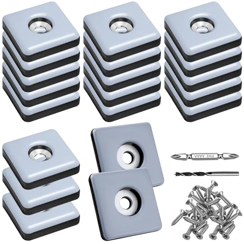 TXErfolg Teflongleiter zum Schrauben 20 Stück 30 mm Teflongleiter Quadratisch Möbelgleiter mit 20 Edelstahlschrauben 2 Bohrer Bodengleiter Möbelgleiter-Set Effektiver Schutz Ihrer Möbel Stühle Böden TXErfolg Teflongleiter zum Schrauben 20 Stück 30 mm Teflongleiter Quadratisch Möbelgleiter mit 20 Edelstahlschrauben 2 Bohrer Bodengleiter Möbelgleiter-Set Effektiver Schutz Ihrer Möbel Stühle Böden von TXErfolg