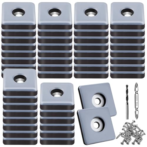 TXErfolg Teflongleiter zum Schrauben 48 Stück 25 mm Teflongleiter Quadratisch Möbelgleiter mit 48 Edelstahlschrauben 2 Bohrer Bodengleiter Möbelgleiter-Set Effektiver Schutz Ihrer Möbel Stühle Böden TXErfolg Teflongleiter zum Schrauben 48 Stück 25 mm Teflongleiter Quadratisch Möbelgleiter mit 48 Edelstahlschrauben 2 Bohrer Bodengleiter Möbelgleiter-Set Effektiver Schutz Ihrer Möbel Stühle Böden von TXErfolg