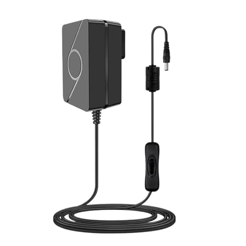12V 2A Netzteil mit Schalter Netzstecker Kabel 5,5x2,1mm(US Plug) von TXJZUQPJ
