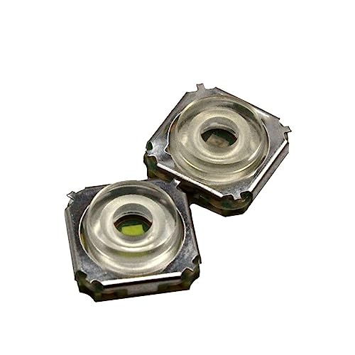 2 Stück Autositz mit Lichtschalter 10 x 10 x 3,95 Form, weißes Licht, warmes Licht, Lichtschalter von TXJZUQPJ