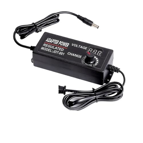 Einstellbarer AC 100-240V DC 3V-12V 3V-24V 9V-24V Netzadapter(EU Plug,3V-12V 5A) von TXJZUQPJ