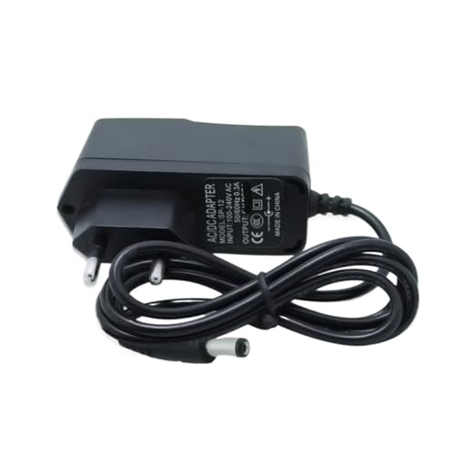 Wechselstrom 110–240 V Gleichstrom 5 V 6 V 7,5 V 9 V 12 V 0,5 A 0,6 A 1 A 2 A Netzteil(0.5A,12V_EU Plug) von TXJZUQPJ