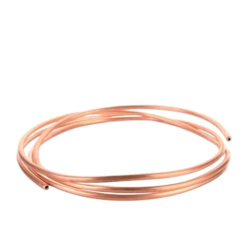 1M-5M OD1.6-28mm Weiches Kupferrohr mit Spirale T2 Rotes Kupferrohr Klimaanlagenkühlung ， Kompatibel mit Kapillardrahtrohren 2/3/4/6/8/10/12(2 Meter,6.35 x 4.75mm) von TXLDZSWO