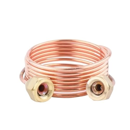 Kapillarbaugruppe Kühlschrank Klimaanlage Kupferrohr 1 Meter/1,5 Meter/2 Meter ， Kompatibel mit Mutter Einheit Verbindungsrohr 3mm(Red) von TXLDZSWO