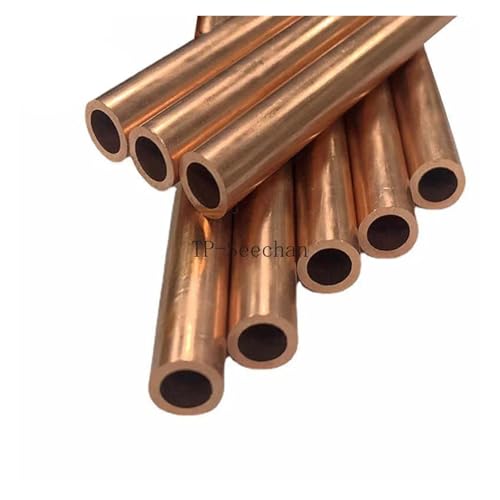 T2-Kupferrohr, Außendurchmesser 1,5–10 mm, hohles Kapillar-Kupfer-Rundrohr, CNC-Metall, Innendurchmesser 1–8,5 mm, kompatibel mit Kühlschlangen for Klimaanlagen(OD2 x ID1 mm 2pcs) von TXLDZSWO