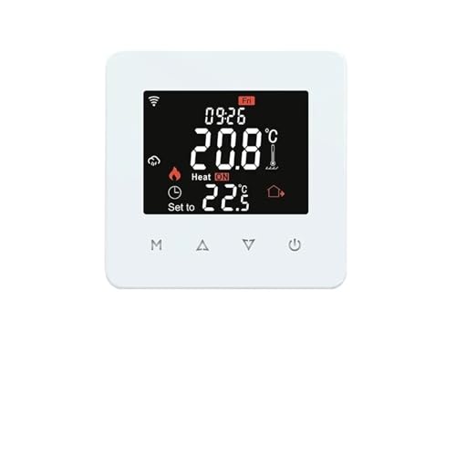 Tuya Smart Home Thermostat Wasser Elektrische Warme Fußbodenheizung Gaskessel WiFi Temperatur Fernbedienung, Kompatibel for Google, Zubehör(Gas Boiler.White) von TXLDZSWO