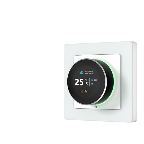 Tuya WiFi Smart Knob Thermostat Temperaturregler, Kompatibel for Wasser Gas Kessel Elektrische Heizung Funktioniert, Kompatibel for Alexa, Zubehör(WiFi ElectricHeating) von TXLDZSWO