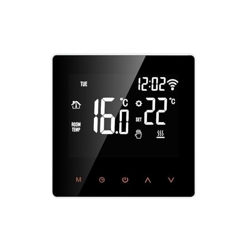 Tuya WiFi Smart Thermostat, Elektrische Fußbodenheizung Wasser/Gas Boiler Temperatur Fernbedienung, Kompatibel for Google, Zubehör(NO WiFi 16A Heating) von TXLDZSWO