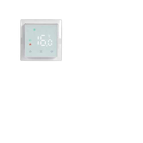 Zubehör, kompatibel mit MINCO, Smart WIFI MK08 Thermostat, Ferntemperaturregler 3A 16A, kompatibel mit Wasser-/Elektroboden-/Gaskessel, 1 Stück(GB-16A WIFI White) von TXLDZSWO