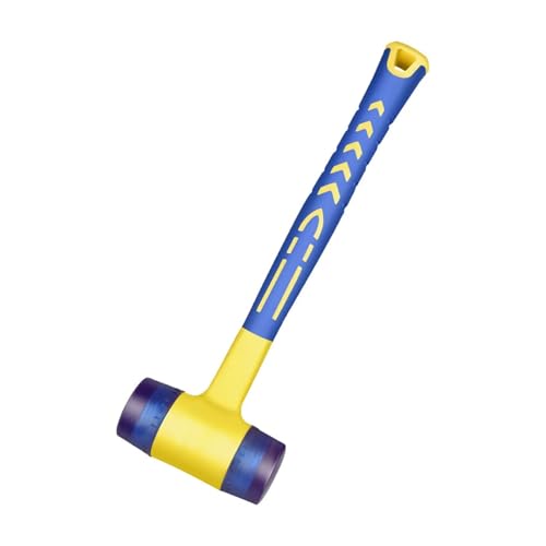 1 stücke Doppelkopf-Installationshammer 25 mm 30 mm Gummihammer mit Gummigriff Abnehmbarer isolierter Installationshammer(30mm) von TXLEAPEY