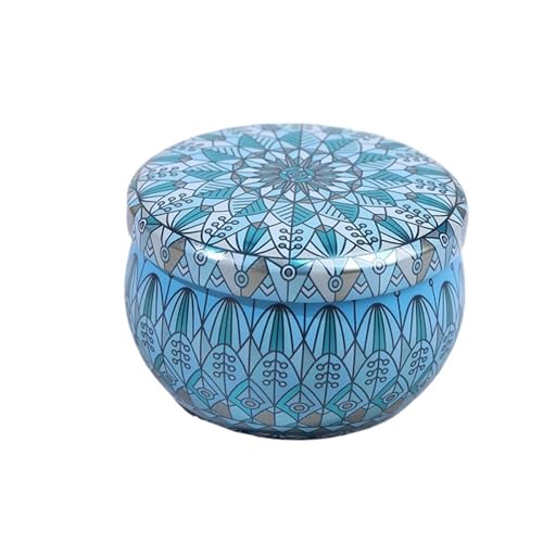 1PC Floral Tee Verpackung Leere Behälter Box Dosen Dosen Gläser Candy Tin Tee Kerze Liefert Candy Box Schmuck(Color-6) von TXLEAPEY