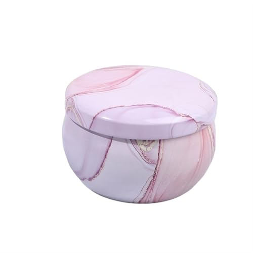 1PC Floral Tee Verpackung Leere Behälter Box Dosen Dosen Gläser Candy Tin Tee Kerze Liefert Candy Box Schmuck(Grey) von TXLEAPEY