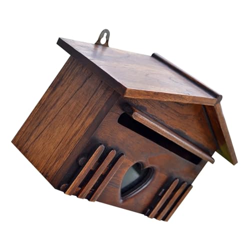1PC Holz Mailbox Outddor Post Box Regendicht Vorschlag Box Kreative Briefkasten for Home Company von TXLEAPEY