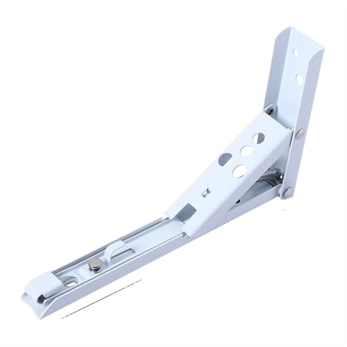 2 STÜCKE 8-14 Zoll Einstellbar Wandmontage Dreieck Klappwinkel Halterung Bank Tisch Regal Halterung Möbel Schwere Unterstützung Hardware Für Bänke Und Regale(2PCS White 14inch) von TXLEAPEY