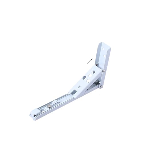 2 STÜCKE 8-14 Zoll Einstellbar Wandmontage Dreieck Klappwinkel Halterung Bank Tisch Regal Halterung Möbel Schwere Unterstützung Hardware Für Bänke Und Regale(2PCS White 8inch) von TXLEAPEY