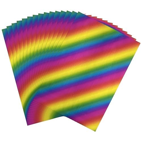 20X29cm Toner Reaktive Folie Laminator Laser Drucker Folie Papier Holographische Wärme Transfer DIY Handwerk Leder Holz Folie(11) von TXLEAPEY