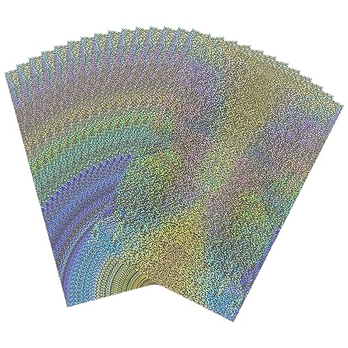20X29cm Toner Reaktive Folie Laminator Laser Drucker Folie Papier Holographische Wärme Transfer DIY Handwerk Leder Holz Folie(14) von TXLEAPEY