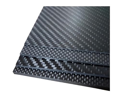 245 x 395 mm Kohlefaserplatte, Carbonplatte, Plattenstärke: 0,5, 1, 2, 3, 4(2.5mm Plain Matte) von TXLEAPEY