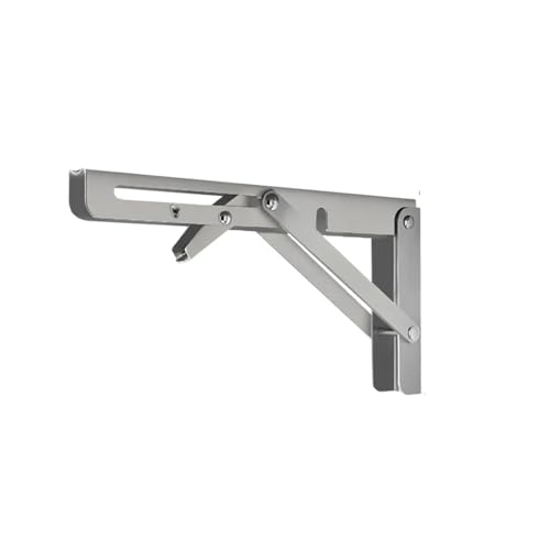 2PCS Edelstahl Halterung Klapp Regal Halterung Rack Dreieck Halterung Auf Die Wand Regal Unterstützung Für Bänke Und Regale(20 inches(50cm)) von TXLEAPEY