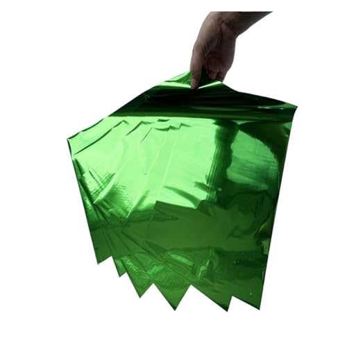 50 Stück Heißfolienstempel im A4-Format, goldfarbenes Papier, laminierter Toner, reaktiv for Papierkarten(Green) von TXLEAPEY