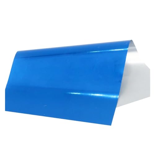 50 Stück Heißprägefolie Papier Heißlaminator Bastelpapier Vergoldung for Geschenkkartendekoration Sammelalbum Geschenkpapier(Blue) von TXLEAPEY