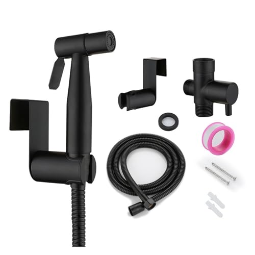 Hand-WC-Bidet-Sprühset, Edelstahl-Handbidet-Wasserhahn for Badezimmer, Handbrause, Duschkopf, selbstreinigend(04 US) von TXLEAPEY