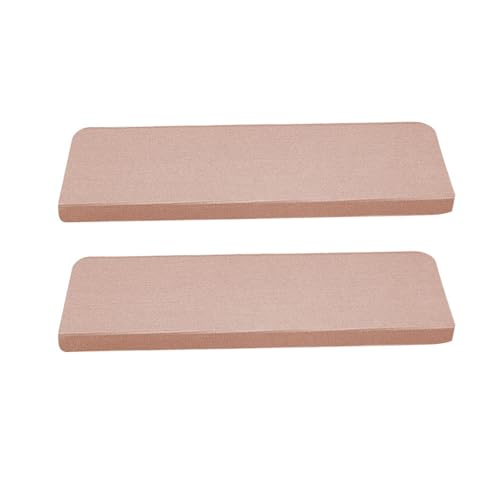 TXLEAPEY 2 Stück rutschfeste Selbstklebende Treppenmatten Treppenstufen-Teppichabdeckung Selbstklebender Treppenteppich aus Holz for Zuhause Stufenmatten Wohnkultur Teppich(Beige) von TXLEAPEY