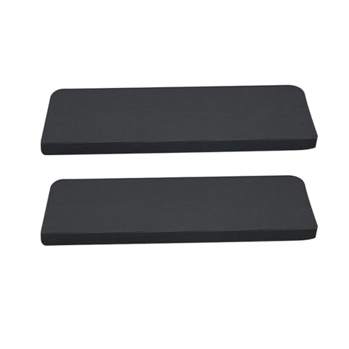 TXLEAPEY 2 Stück rutschfeste Selbstklebende Treppenmatten Treppenstufen-Teppichabdeckung Selbstklebender Treppenteppich aus Holz for Zuhause Stufenmatten Wohnkultur Teppich(Black) von TXLEAPEY