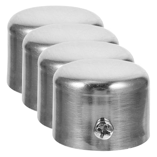 TXLEAPEY 4 Pcs Stange Stecker Silber Ende Decor for Vorhang Stick Enden Kappe Ersatz Legierung Einfach Installieren Fenster Hardware TXLEAPEY 4 Pcs Stange Stecker Silber Ende Decor for Vorhang Stick Enden Kappe Ersatz Legierung Einfach Installieren Fenster Hardware von TXLEAPEY